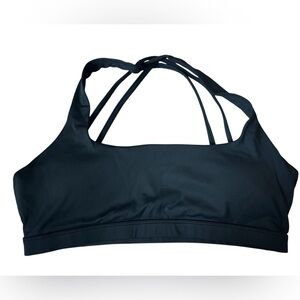 BYLT BLACK SPORTS BRA WOMENS LARGE OPEN BACK